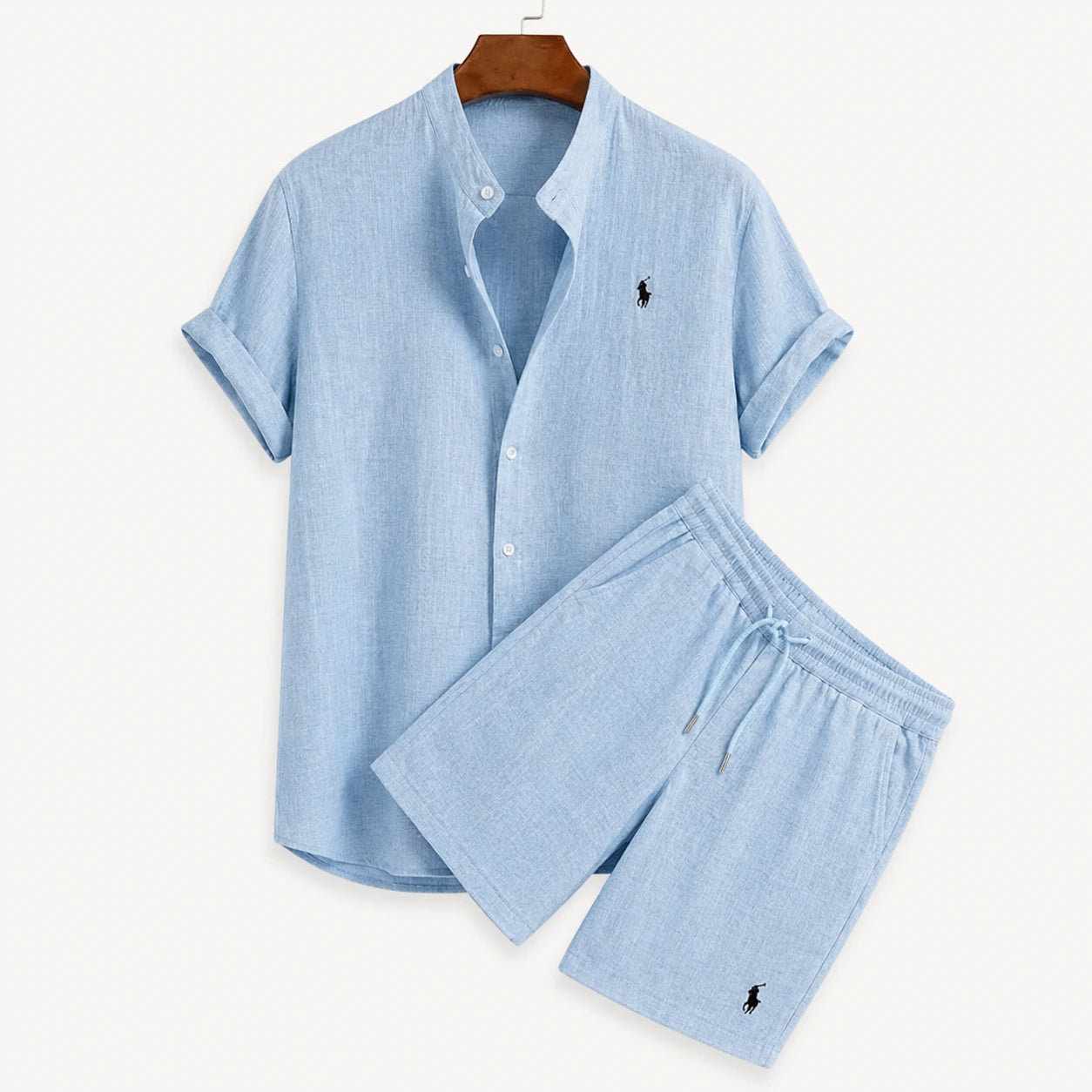 Men's Linen Set [Buy shirt, Get shorts free]